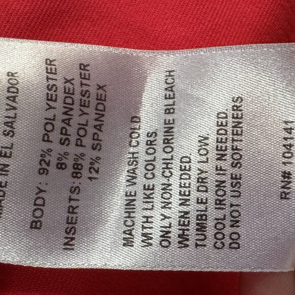 Reebok Mens XL Quarter Zip Pullover Red Black Long Sleeve Running Training Shirt - Picture 8 of 8